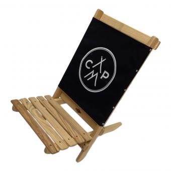 Blue Ridge Chair Works (ブルーリッジチェアワークス) アウトドアチェア 19270019 CAMPグラフィック ブラック ライトシーズニング フェスティバルチェア