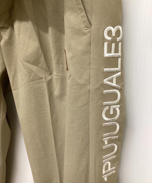 1piu1uguale3 (ウノピュウノウグァーレトレ) ゴルフウェア(パンツ) GRP098 タックスラックスパンツ メンズ SIZE S ベージュ