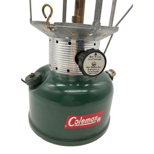 Coleman (コールマン) ビッグハット ガソリンランタン 228F PYREXグローブ グリーン ヴィンテージ