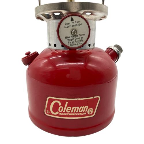 Coleman (コールマン) ガソリンランタン 200A パテペン後期型 PYREXグローブ ヴィンテージ