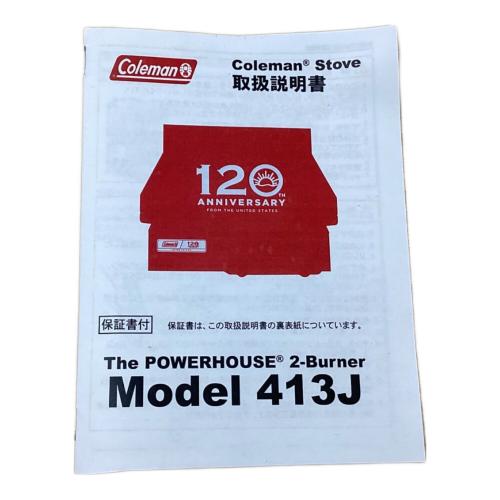 Coleman (コールマン) 120th アニバーサリー パワーハウス ガソリンツーバーナー 413J 未火入れ レッド
