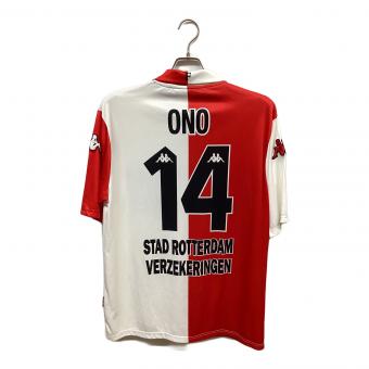 フェイエノールト・ロッテルダム サッカーユニフォーム 01-02 ホーム SIZE S レッド×ホワイト