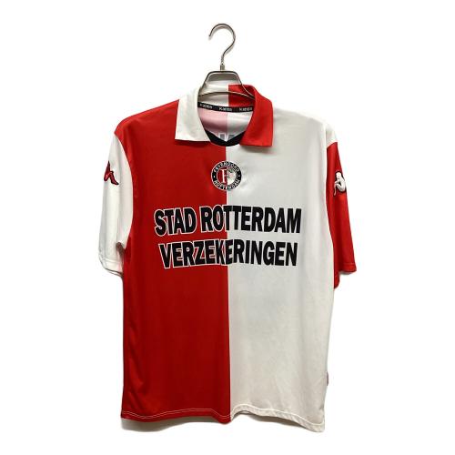 フェイエノールト・ロッテルダム サッカーユニフォーム 01-02 ホーム SIZE S レッド×ホワイト