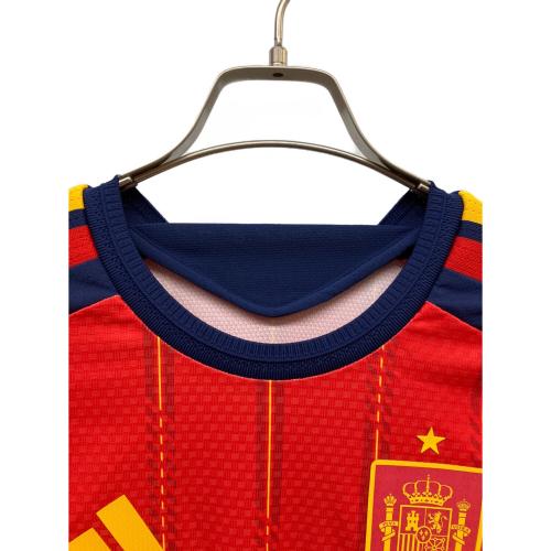 スペイン代表 (スペインダイヒョウ) サッカーユニフォーム JZ5776 メンズ SIZE XL レッド