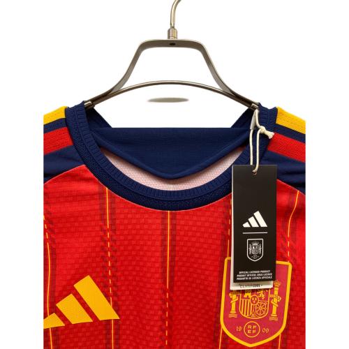 スペイン代表 (スペインダイヒョウ) サッカーユニフォーム JZ5776 メンズ SIZE XL レッド