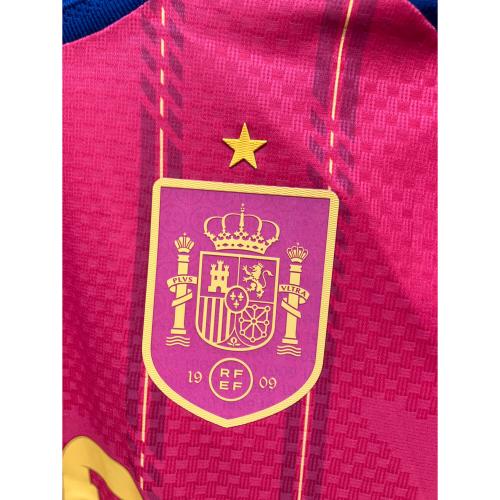 スペイン代表 (スペインダイヒョウ) サッカーユニフォーム JZ5776 メンズ SIZE XL レッド