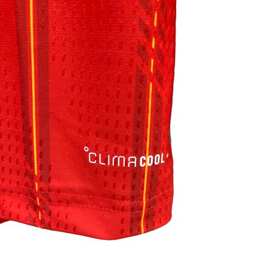 スペイン代表 (スペインダイヒョウ) サッカーユニフォーム JZ5776 メンズ SIZE XL レッド