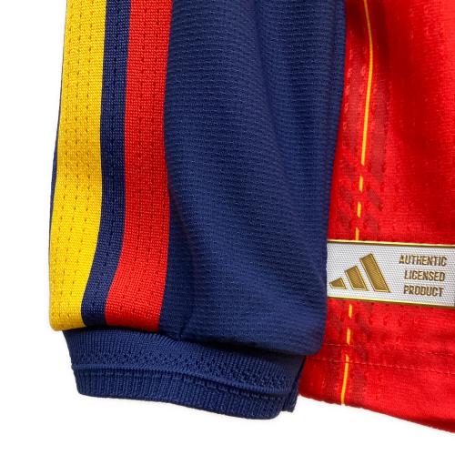 スペイン代表 (スペインダイヒョウ) サッカーユニフォーム JZ5776 メンズ SIZE XL レッド