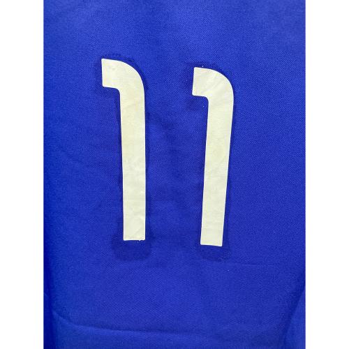ブラジル代表 (ブラジルダイヒョウ) サッカーユニフォーム 2002 アウェイユニフォーム メンズ SIZE L ブルー