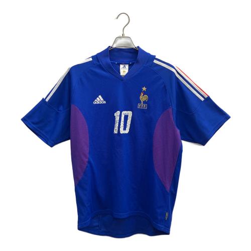 フランス代表 (フランスダイヒョウ) サッカーユニフォーム 2002-2004 ホームユニフォーム メンズ SIZE 2XO ブルー