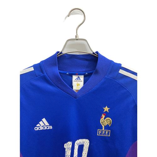 フランス代表 (フランスダイヒョウ) サッカーユニフォーム 2002-2004 ホームユニフォーム メンズ SIZE 2XO ブルー