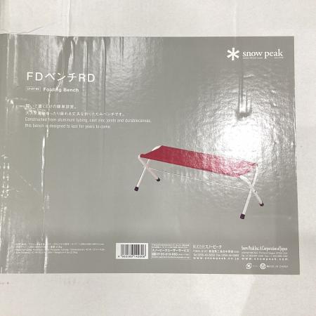 Snow peak (スノーピーク) アウトドアチェア LV-071RD レッド FDベンチ