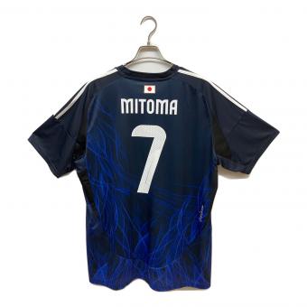 日本代表 (ニホンダイヒョウ) サッカーユニフォーム IU0964 2024 ホーム レプリカ ユニフォーム メンズ 4XL ブルー