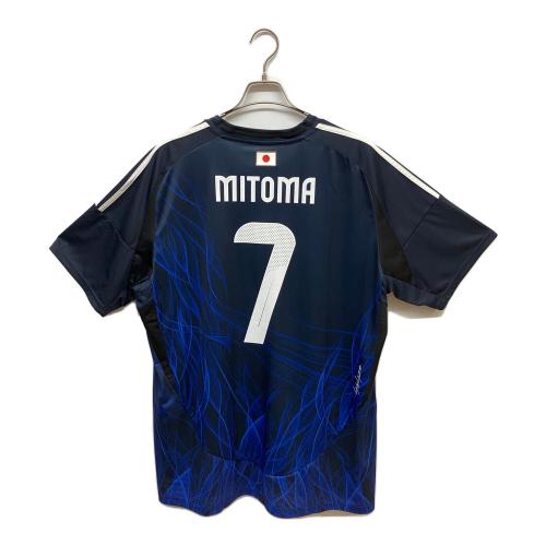 日本代表 (ニホンダイヒョウ) サッカーユニフォーム IU0964 2024 ホーム レプリカ ユニフォーム メンズ 4XL ブルー