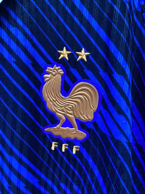 フランス代表 (フランスダイヒョウ) サッカーユニフォーム IB5158-480 2026 ホーム オーセンティック ユニフォーム メンズ SIZE L ネイビー×ブルー