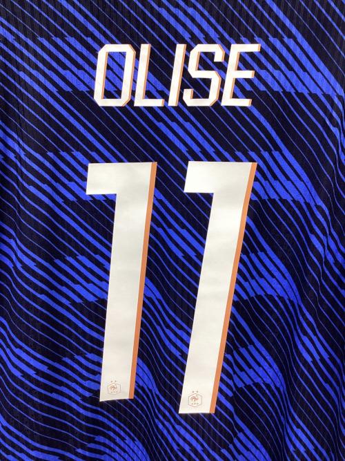 フランス代表 (フランスダイヒョウ) サッカーユニフォーム IB5158-480 2026 ホーム オーセンティック ユニフォーム メンズ SIZE L ネイビー×ブルー