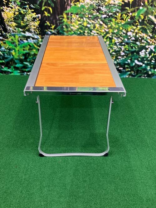 Snow peak (スノーピーク) アウトドアテーブル CK-080 ウッド天板×4 シルバー エントリーIGT