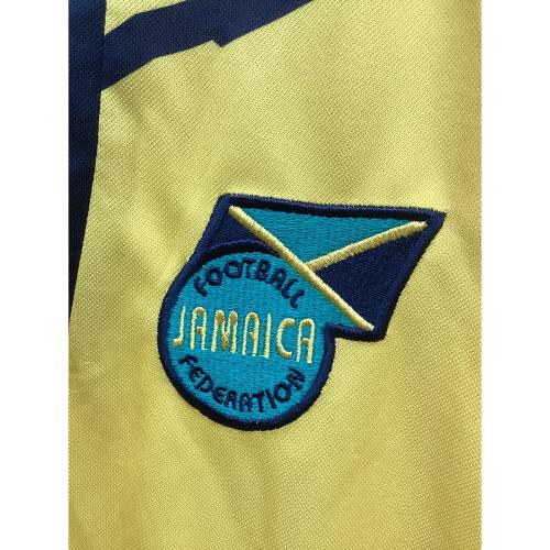 ジャマイカ代表 (ジャマイカダイヒョウ) サッカーユニフォーム 1998年 フランスW杯 半袖 ホーム SIZE XL イエロー×グリーン