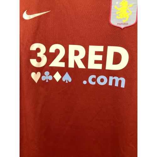 アストン・ヴィラFC サッカーユニフォーム 264311 07-09シーズン  ホーム 半袖 SIZE M レッド×スカイブルー