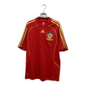 スペイン代表 (スペインダイヒョウ) サッカーユニフォーム 614398 08-09シーズン ホーム半袖 SIZE O レッド