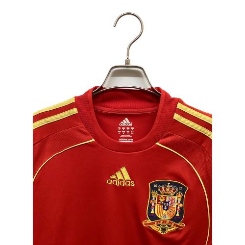 スペイン代表 (スペインダイヒョウ) サッカーユニフォーム 614398 08-09シーズン ホーム半袖 SIZE O レッド