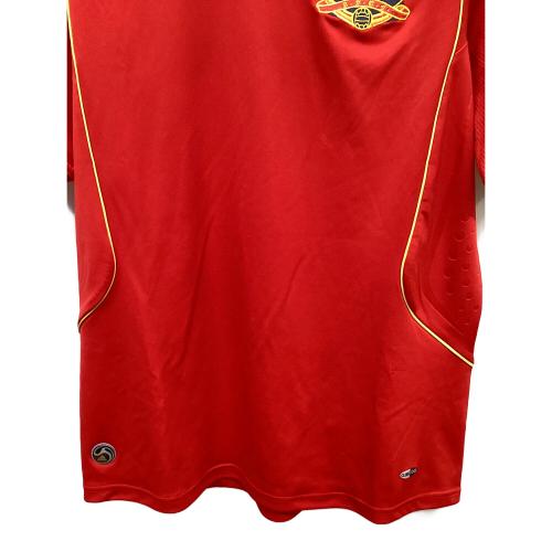 スペイン代表 (スペインダイヒョウ) サッカーユニフォーム 614398 08-09シーズン ホーム半袖 SIZE O レッド