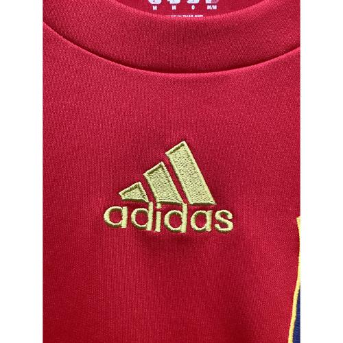 スペイン代表 (スペインダイヒョウ) サッカーユニフォーム 614398 08-09シーズン ホーム半袖 SIZE O レッド