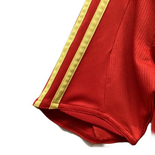 スペイン代表 (スペインダイヒョウ) サッカーユニフォーム 614398 08-09シーズン ホーム半袖 SIZE O レッド