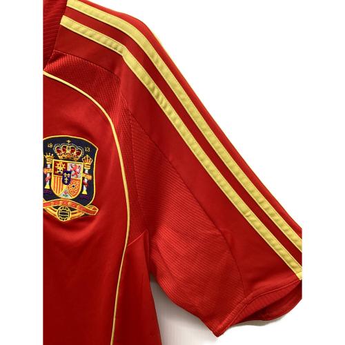 スペイン代表 (スペインダイヒョウ) サッカーユニフォーム 614398 08-09シーズン ホーム半袖 SIZE O レッド