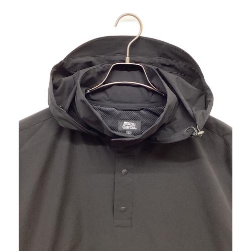 Abu Garcia (アブガルシア) フィッシングウェア ウォーターレジスタント フィッシングアノラック ブラック メンズ SIZE L