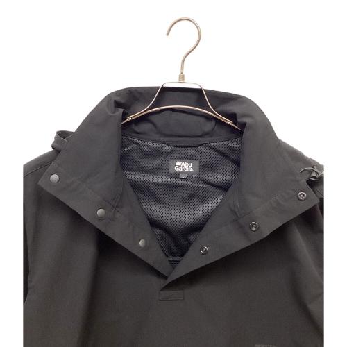 Abu Garcia (アブガルシア) フィッシングウェア ウォーターレジスタント フィッシングアノラック ブラック メンズ SIZE L