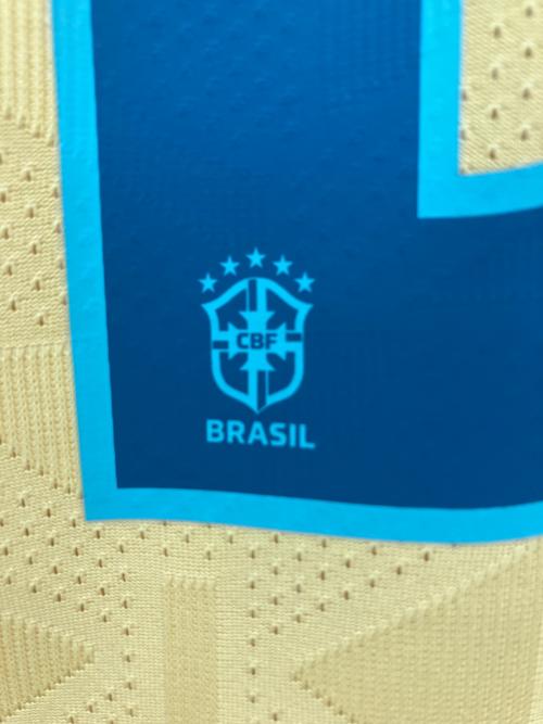 ブラジル代表 (ブラジルダイヒョウ) サッカーユニフォーム IB5143-724 2026シーズン ホーム オーセンティック SIZE L イエロー　	ガブリエウ・マガリャンイス【3】
