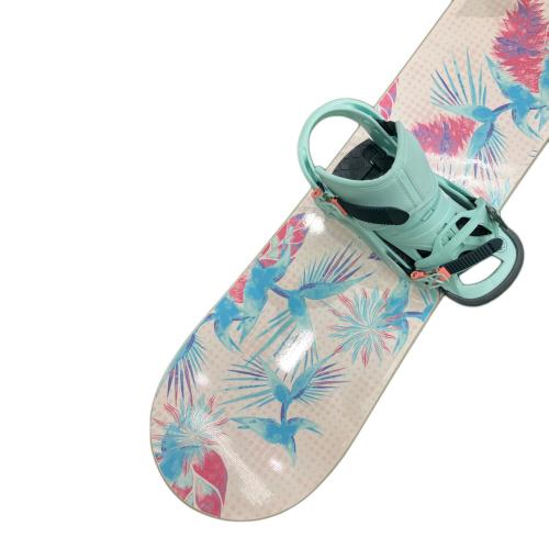 ROXY (ロキシー) GROW スノーボード ホワイト×パープル 142cm