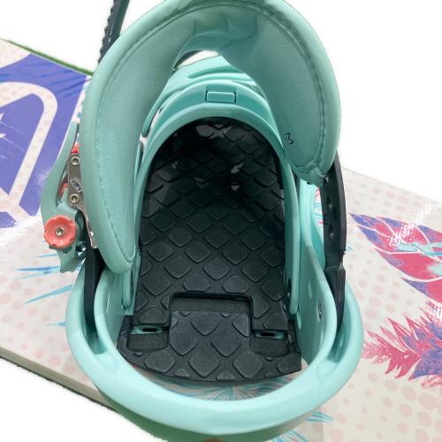 ROXY (ロキシー) GROW スノーボード ホワイト×パープル 142cm