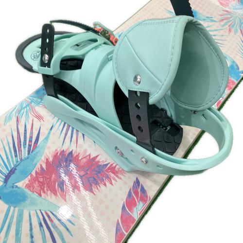ROXY (ロキシー) GROW スノーボード ホワイト×パープル 142cm