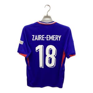 フランス代表 (フランスダイヒョウ) サッカーユニフォーム FJ1259-452 2024シーズン ホーム 半袖 レプリカ ユーロバッジ付 SIZE M ブルー