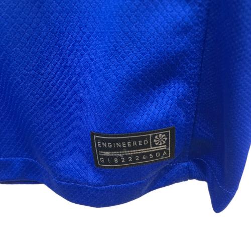 フランス代表 (フランスダイヒョウ) サッカーユニフォーム FJ1259-452 2024シーズン ホーム 半袖 レプリカ ユーロバッジ付 SIZE M ブルー