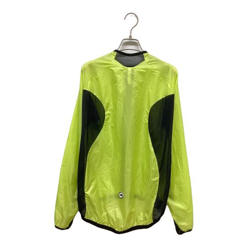 ASSOS (アソス) サイクルウェア 軽量ウインドブレーカー メンズ SIZE XL イエロー