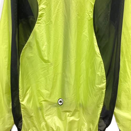 ASSOS (アソス) サイクルウェア 軽量ウインドブレーカー メンズ SIZE XL イエロー