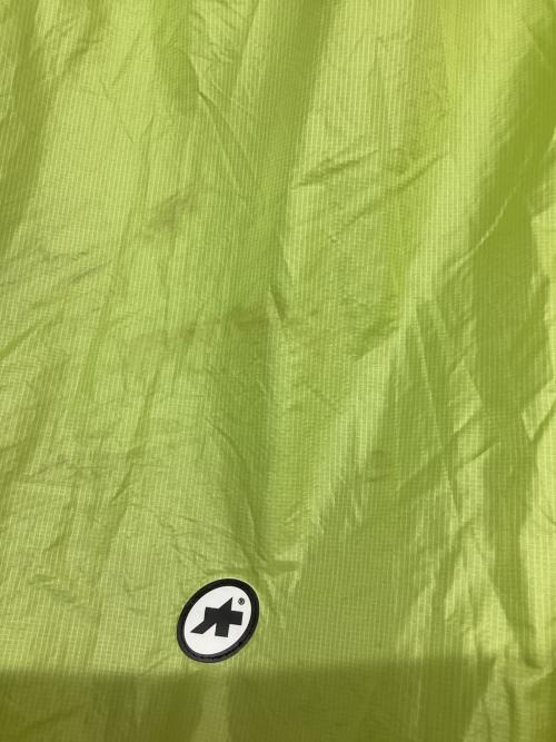 ASSOS (アソス) サイクルウェア 軽量ウインドブレーカー メンズ SIZE XL イエロー