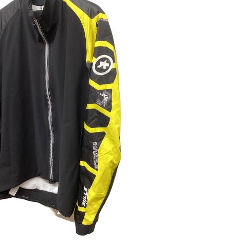 ASSOS (アソス) サイクルウェア 11.30.329 Mille Jacket Evo7 メンズ SIZE M ブラック×イエロー