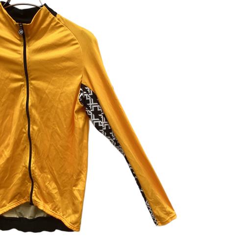 ASSOS (アソス) サイクルウェア 11.24.276 MILLE GT SUMMER LONG SLEEVE JERSEY メンズ オレンジ×ブラック