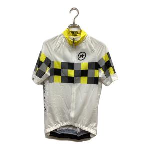 ASSOS (アソス) サイクルウェア 11.20.264 SS.Grandprix Jersey Evo8 / SS.グランプリ ジャージ エボ8 メンズ SIZE L ホワイト×イエロー