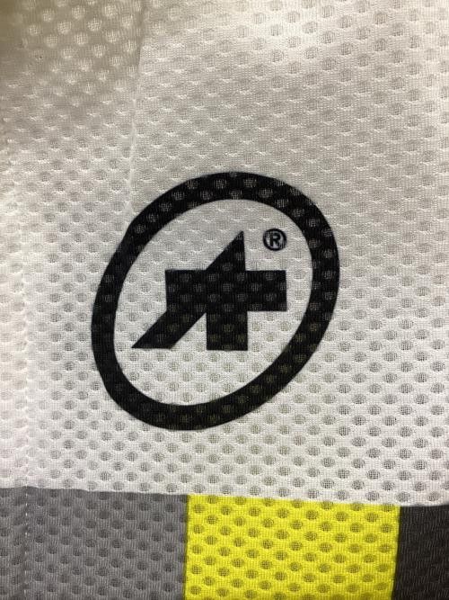 ASSOS (アソス) サイクルウェア 11.20.264 SS.Grandprix Jersey Evo8 / SS.グランプリ ジャージ エボ8 メンズ SIZE L ホワイト×イエロー