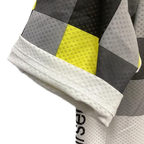 ASSOS (アソス) サイクルウェア 11.20.264 SS.Grandprix Jersey Evo8 / SS.グランプリ ジャージ エボ8 メンズ SIZE L ホワイト×イエロー