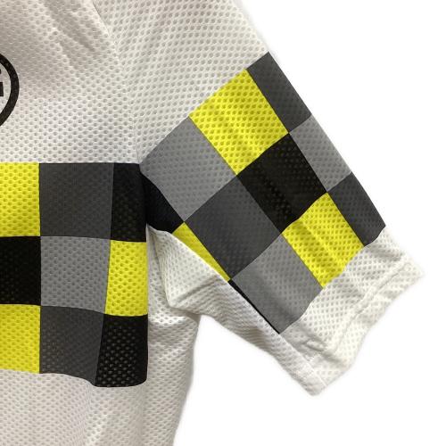 ASSOS (アソス) サイクルウェア 11.20.264 SS.Grandprix Jersey Evo8 / SS.グランプリ ジャージ エボ8 メンズ SIZE L ホワイト×イエロー