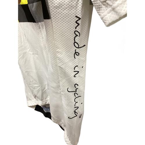 ASSOS (アソス) サイクルウェア 11.20.264 SS.Grandprix Jersey Evo8 / SS.グランプリ ジャージ エボ8 メンズ SIZE L ホワイト×イエロー