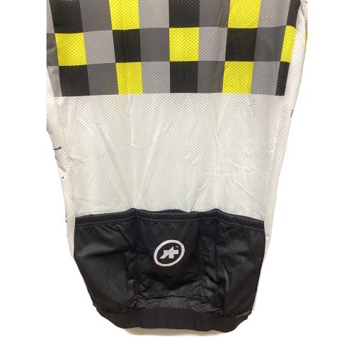 ASSOS (アソス) サイクルウェア 11.20.264 SS.Grandprix Jersey Evo8 / SS.グランプリ ジャージ エボ8 メンズ SIZE L ホワイト×イエロー