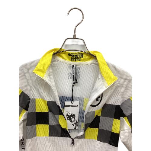 ASSOS (アソス) サイクルウェア 11.20.264 SS.Grandprix Jersey Evo8 / SS.グランプリ ジャージ エボ8 メンズ SIZE L ホワイト×イエロー