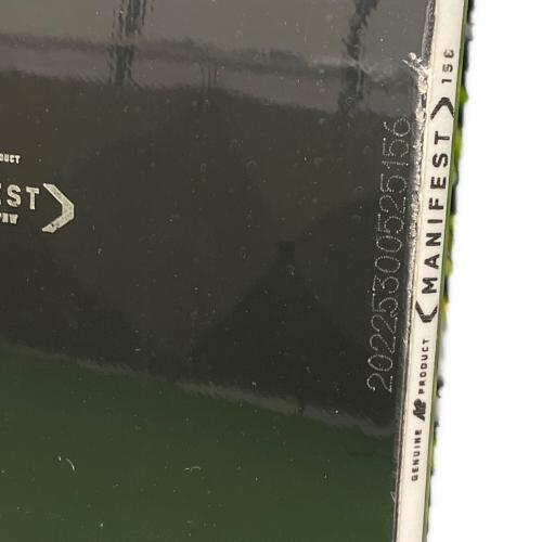 K2 (ケーツー) manifest スノーボード 2021 156cm ブラック×パープル